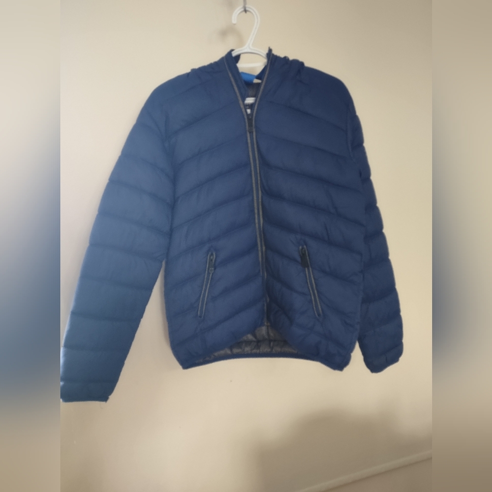 Men's Blue Puffer Jacket